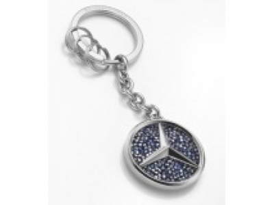 Брелок Mercedes-Benz Key Ring, St. Tropez, Silver-coloured / Blue от Mercedes Брелок Mercedes-Benz Key Ring, St. Tropez, Silver-coloured / Blue