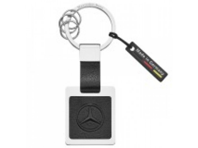 Брелок Mercedes-Benz Key Ring, St. Petersburg, Silver-coloured / Black от Mercedes Брелок Mercedes-Benz Key Ring, St. Petersburg, Silver-coloured / Black