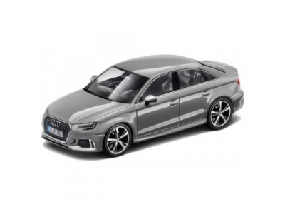Модель автомобиля Audi RS 3 Sedan, Nardo Grey, Scale 1:43