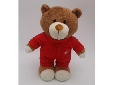 Мягкая игрушка Kia, мишка в комбинезоне, артикул R8480AC515K