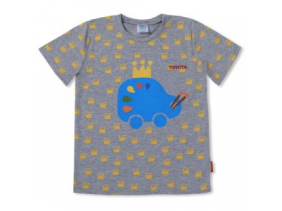 Детская футболка Toyota Kids T-Shirt Grey, артикул TMDR7U0104 от Toyota Детская футболка Toyota Kids T-Shirt Grey, артикул TMDR7U0104