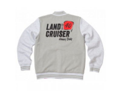 Куртка-бомбер мужская Toyota Land Cruiser 40, Grey, артикул TMHRTBSM02S