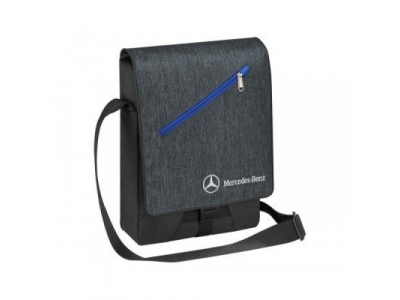 Cумка с наплечным ремнем Mercedes-Benz Shoulder Bag Grey-Black, артикул B66958079 от Mercedes Cумка с наплечным ремнем Mercedes-Benz Shoulder Bag Grey-Black, артикул B66958079