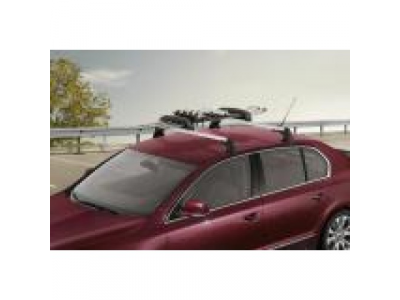 Держатель лыжного снаряжения из металлического профиля Skoda Ski holder