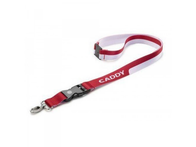 Шнурок с кольцом для ключей Volkswagen Caddy Lanyard, артикул 000087610ABFUP от VAG Шнурок с кольцом для ключей Volkswagen Caddy Lanyard, артикул 000087610ABFUP