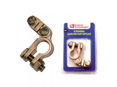 Клемма General Technologies для аккумулятора "-" GT-M060012N (цинк) 12/144