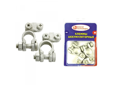 Клеммы General Technologies для аккумулятора GT-BT223 (латунь) (2 шт) 10/100 от GENERAL TECHNOLOGIES Клеммы General Technologies для аккумулятора GT-BT223 (латунь) (2 шт) 10/100