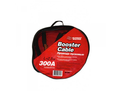 Провода для запуска двигателя в сумке 300 A, RR300 RUNWAY RACING от RUNWAY Провода для запуска двигателя в сумке 300 A, RR300 RUNWAY RACING