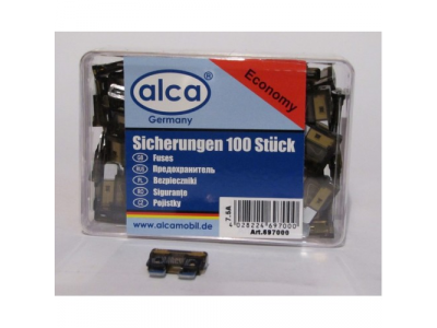Предохранитель флажковый 7,5А в пластиковой коробке (100 шт.) от ALCA Предохранитель флажковый 7,5А в пластиковой коробке (100 шт.)
