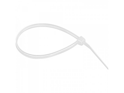 Хомуты, 180 х 3,6 мм, пластиковые, белые, 100 шт.// СИБРТЕХ от СИБРТЕХ Хомуты, 180 х 3,6 мм, пластиковые, белые, 100 шт.// СИБРТЕХ