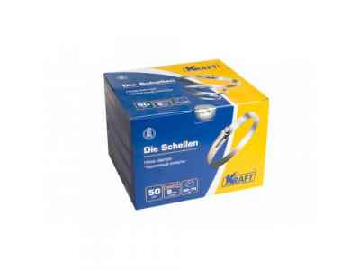 Хомут червячный 50-17 мм OBERKRAFT от KRAFT Хомут червячный 50-17 мм OBERKRAFT