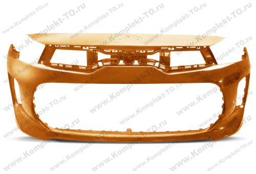Бампер передний с 2017 SUNSET ORANGE (ОРАНЖЕВЫЙ) для КИА RIO 4 JH0317K2016SN4 Бампер передний с 2017 SUNSET ORANGE (ОРАНЖЕВЫЙ) для КИА RIO 4 JH0317K2016SN4